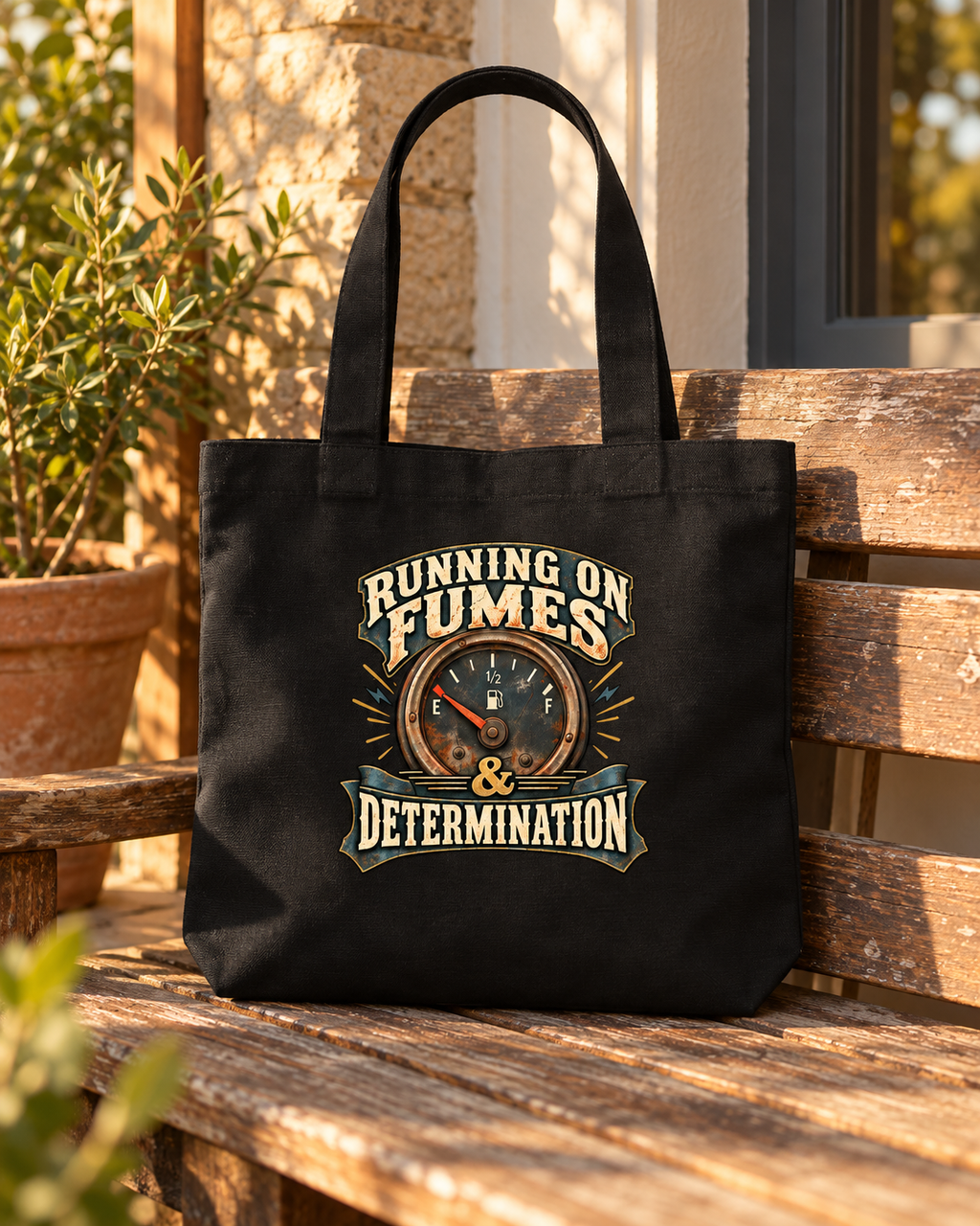 Running on Fumes and Determination — Tote