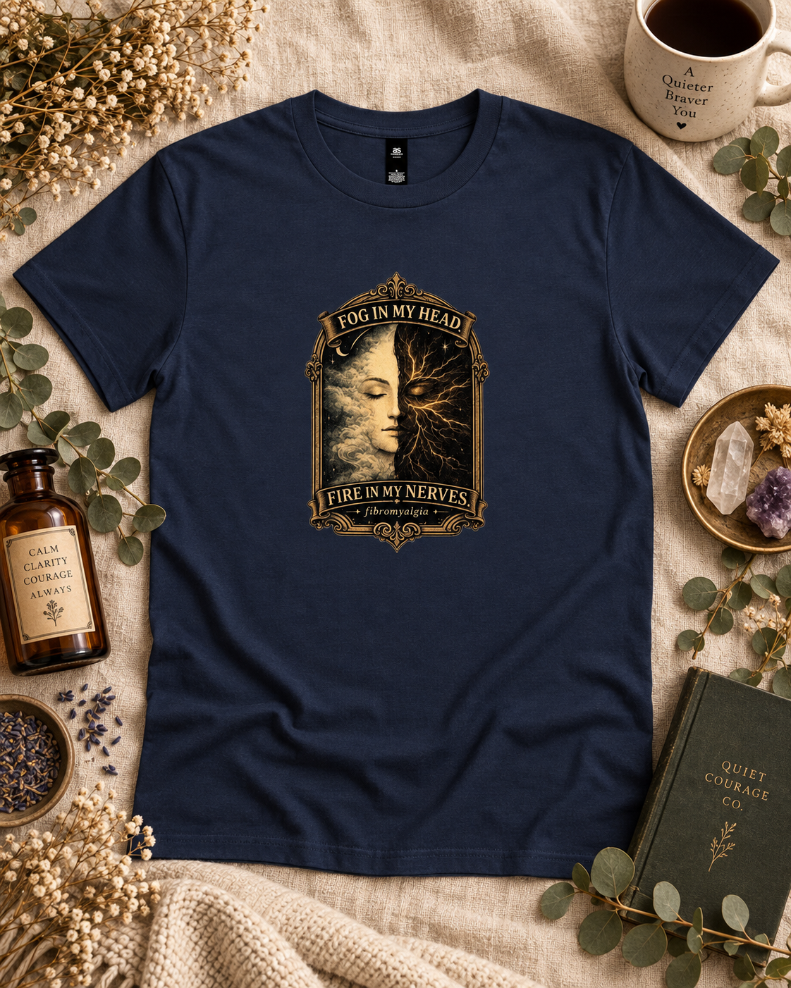 Fog in My Head. Fire in My Nerves. — Fibromyalgia Tee