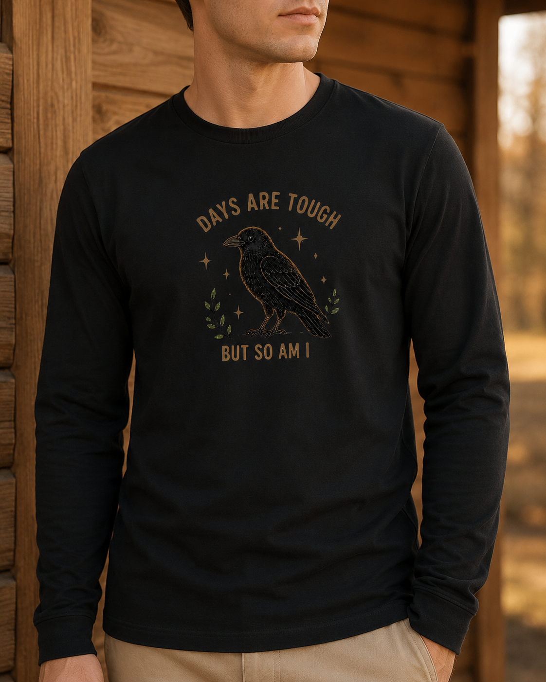 Days Are Tough But So Am I Long-Sleeve Tee