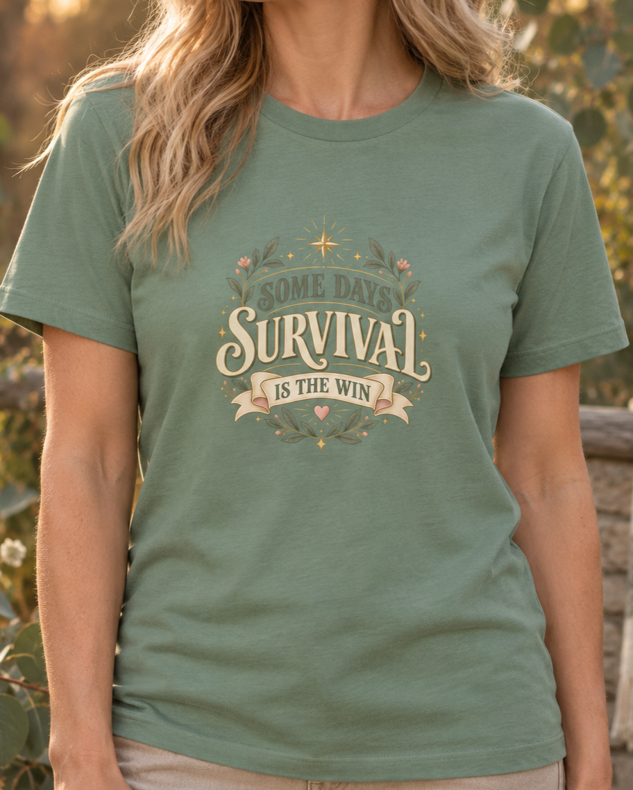 Some Days Survival Is the Win Tee