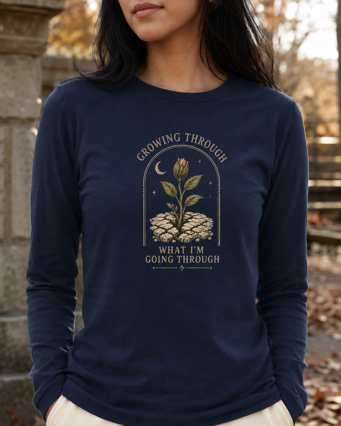 Growing Through What I'm Going Through Long-Sleeve Tee.