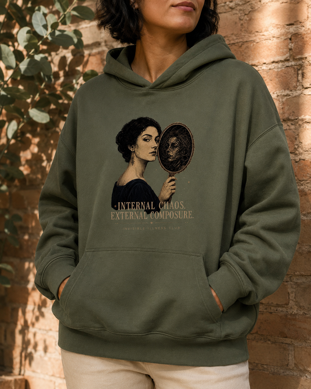 Internal Chaos. External Composure. - Invisible Illness Hoodie