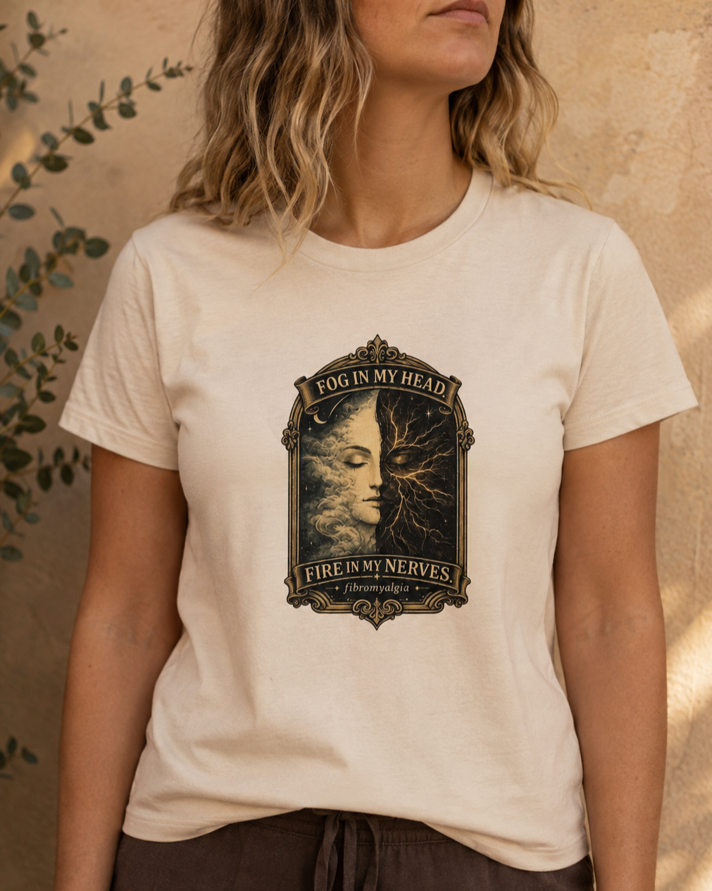 Fog in My Head. Fire in My Nerves. — Fibromyalgia Tee