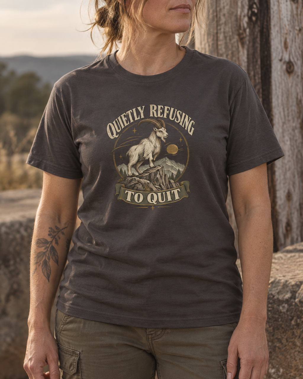 Quietly Refusing to Quit Tee